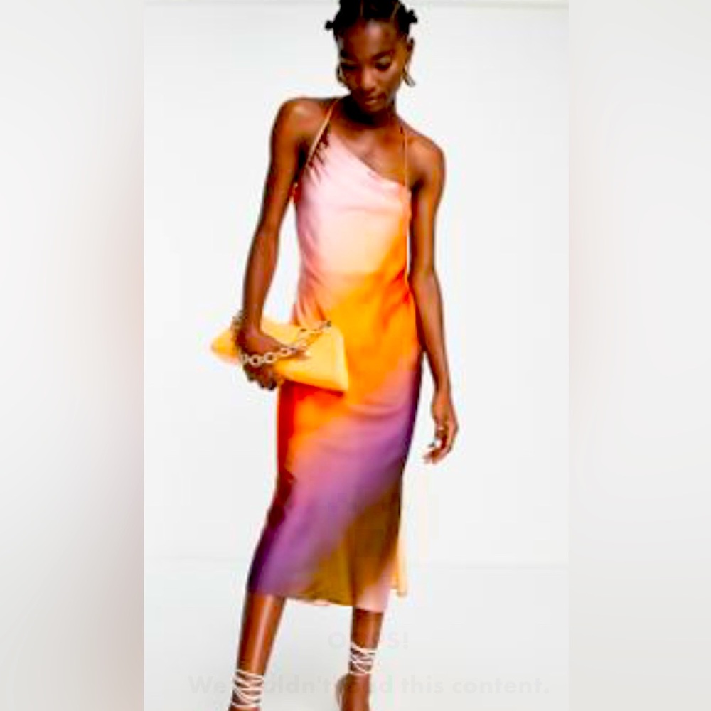 Ombre sunset TopShop dress